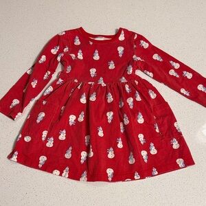 Hanna Andersson Snowman Dress